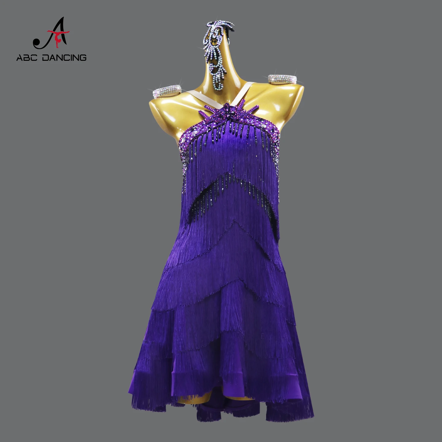 

Latin Dance Costumes Party Dress Woman Samba Performance Competition 2026 Adult Prom Dancewear Clothing Girls Sport Fringed Suit