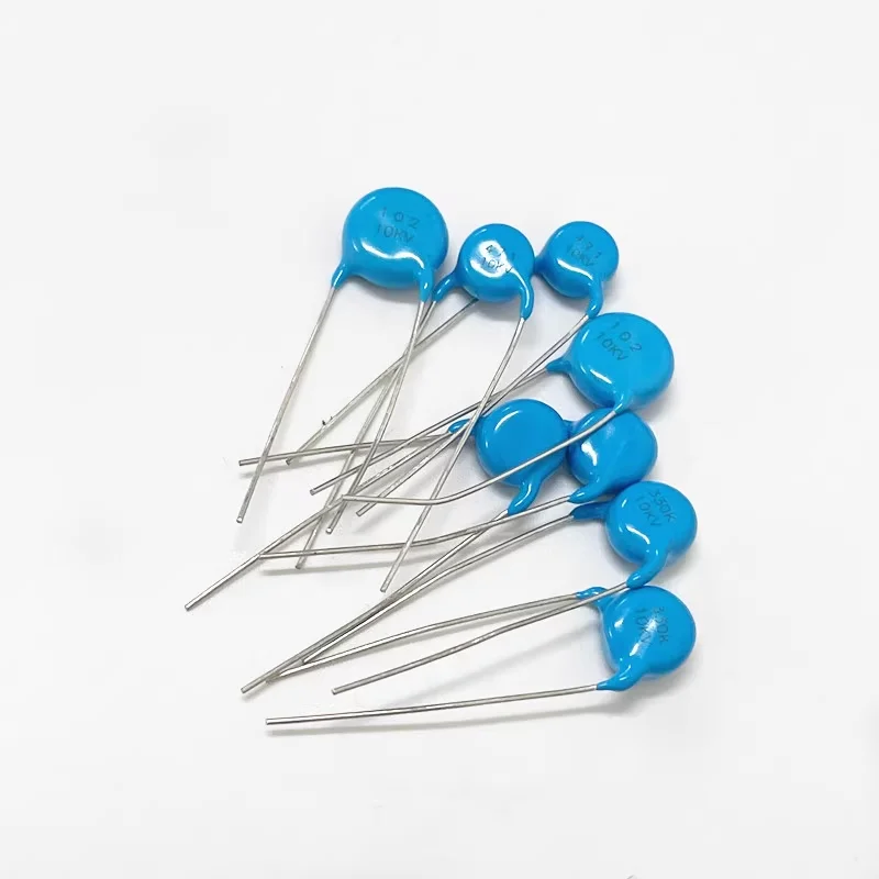 10PCS 고전압 세라믹 커패시터 10KV 10P15PF22PF33P 39PF 47PF 51PF 100PF 150PF