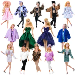 Ropa de muñeca para niñas, traje de moda, vestido Compatible con muñeca Barbie de 30CM, vestidos de fiesta, accesorios, juguetes de cumpleaños y Navidad