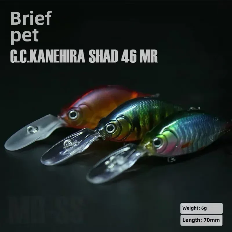 TSUNEKICHI ISSEI Jane Pet KANEHIRA SHAD 46MR Luya Bait Дальний литой окунь Жесткая приманка для дайвинга