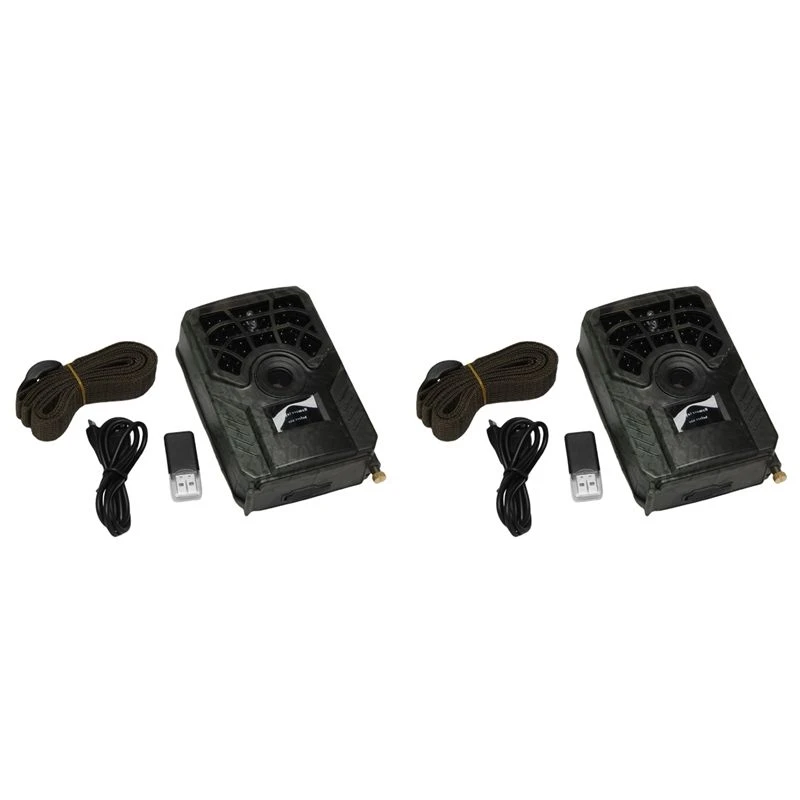 T22C 2X PR300C Hunting Camera 12MP 120 Degrees Sensor Wide Angle Infrared Night Vision Wildlife Trail Thermal Imager Video