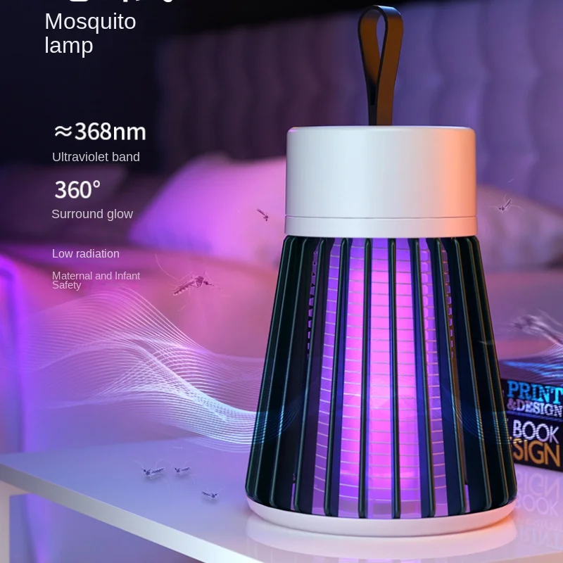 Electric Shock Mosquito Killer Lamp USB Rechargeable Model Portable Household Outdoor Camping Room