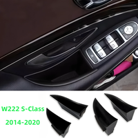 For Mercedes Benz S class W222 S320 S350 S400 S500 2014-20 LHD Car Accessories Door Handle Storage Box Phone Holder Tray Pocket