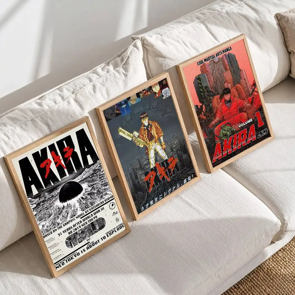1 قطعة أكيرا 1988 الفيلم المشارك طباعة لغرفة النوم غرفة المعيشة ديكور المنزل اللوحة جدار الفن HD صورة جدارية
