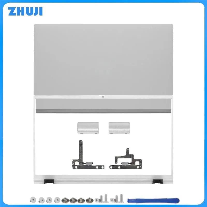 

New For Insprion 7300 7306 Laptop LCD Back Case LCD Top Cover Front Bezel Frame Shell Hinges Cover 0HY46M 0R6VHM