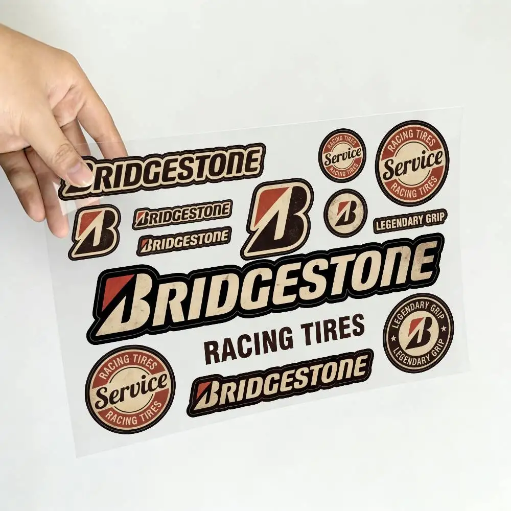 FOR BRIEDESTONE Universal Waterproof Reflective Decorative Decals Scratch Hide For Car Motorcycle Helmet Fridge - view 2