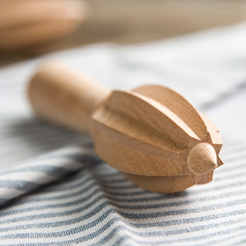 Solid Wood Lemon Reamer Mini Wooden Lime Squeezer Juicer Orange Citrus Fruits Extractor Reamer Wooden Utensils Kitchen Gadgets