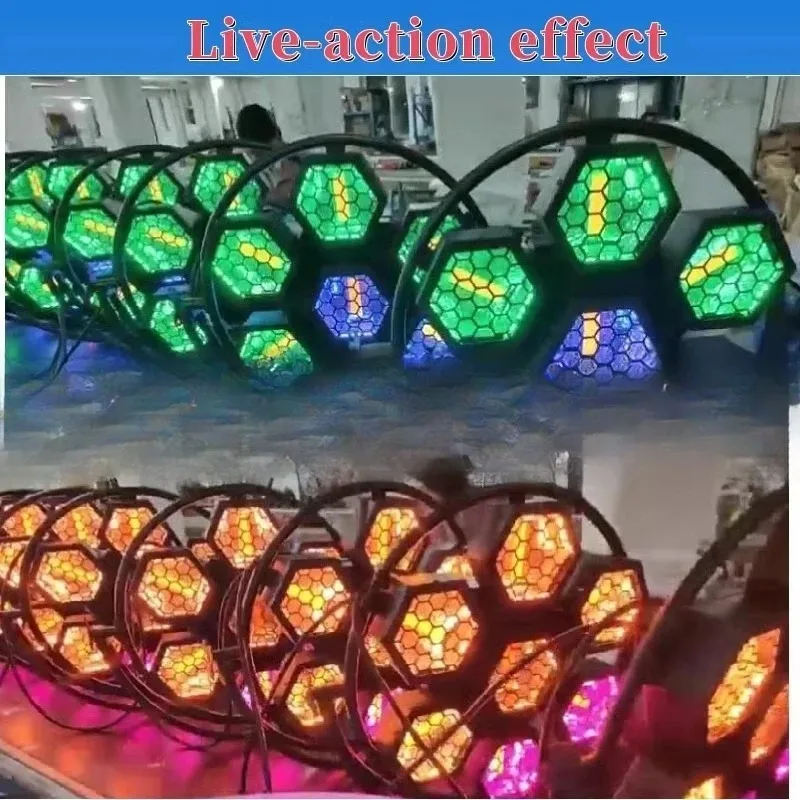 LED Seven Matrix Retro Bar Dance Par Lichter Ktv Atmosphäre Live Broadcast Hintergrund Bühnenlichter