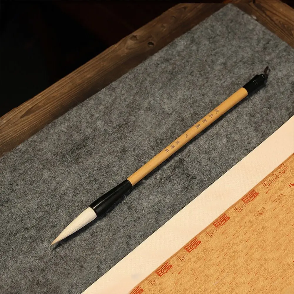 

Traditional Chinese Calligraphy Brush Oil Painting Goat's Hair Scriptures Writing Brush Oil Watercolor High-end Art Paint Brush