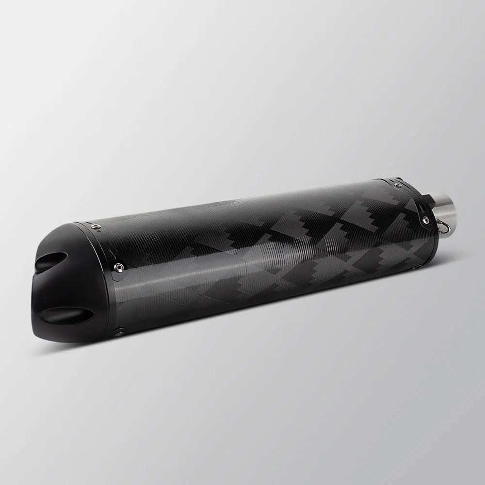 Motorcycle Exhaust Muffler 51MM Universal Scooter Exhausts Tail Tube For ADV750 SH350i ZT368G Tricity300 TMAX530 C650GT NC750X