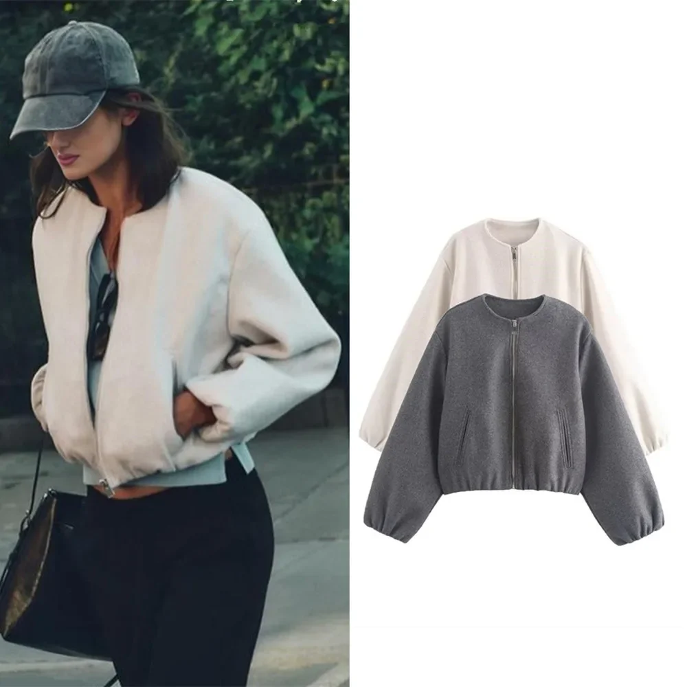 

Women's clothing 2025 spring and autumn fashion versatile new soft pilot jacket jacket