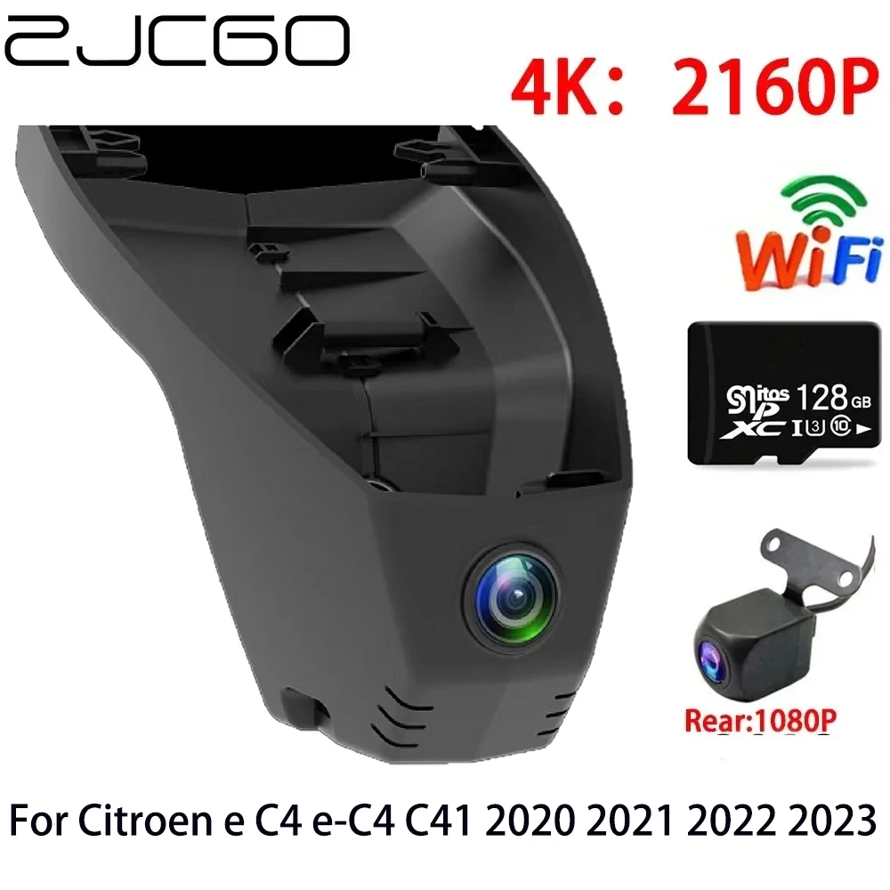 

ZJCGO 2K 4K DVR Dash Cam Wifi Front Rear Camera 2 Lens 24h Parking for GMC Yukon XL 2015 2016 2017 2018 2019 2020