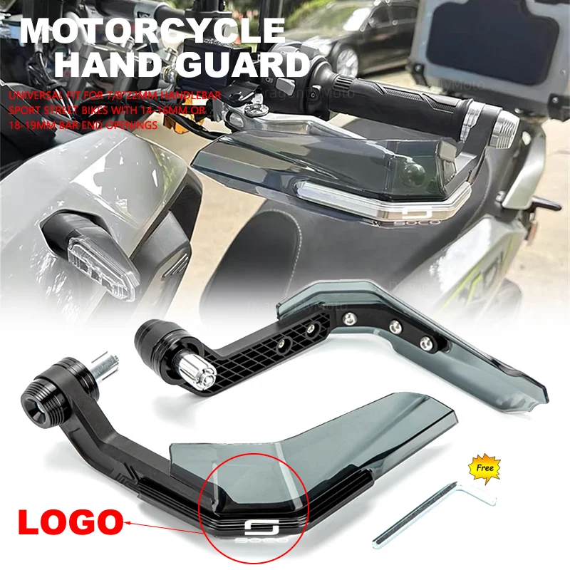 Protector de mano para motocicleta SUPER SOCO CPX CUX TC 50/MAX/WANDERER TS 2020-2021, Protector de parabrisas, Protector de mano para Scooter de Motocross