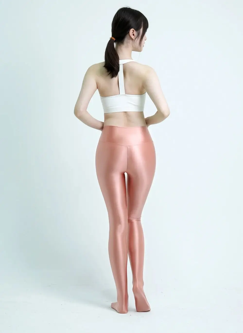 XCKNY Satin Glossy pants High Waist Sport Women Fitness Shiny Yoga Pants Tights Leggings High Elastic glossy leggings