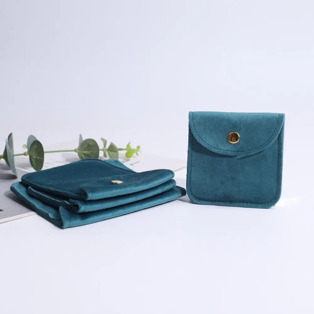 5 قطعة حقيبة تعبئة المجوهرات المخملية سوار أقراط خواتم قلادة مجوهرات حقيبة للتخزين سعة كبيرة منظم حامل مجوهرات