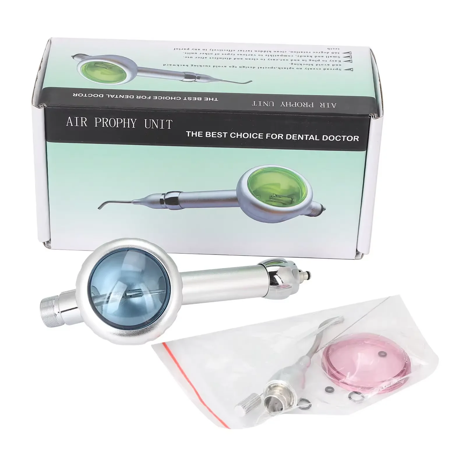 

Dental Air Flow Teeth Polishing Polisher Handpiece Hygiene Prophy Jet 2/4 Hole