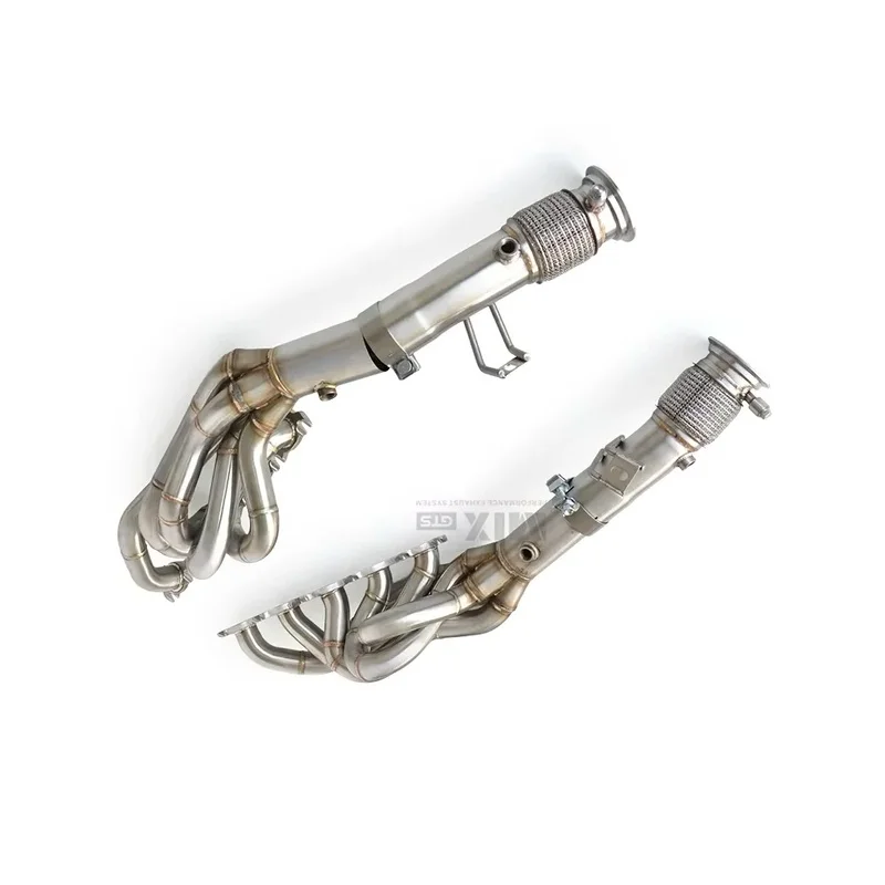 High Flow Stainless Steel Exhaust Manifold Header For Lamborghini Huracan LP580 LP610 5.2L 2014-2018 Racing Performance