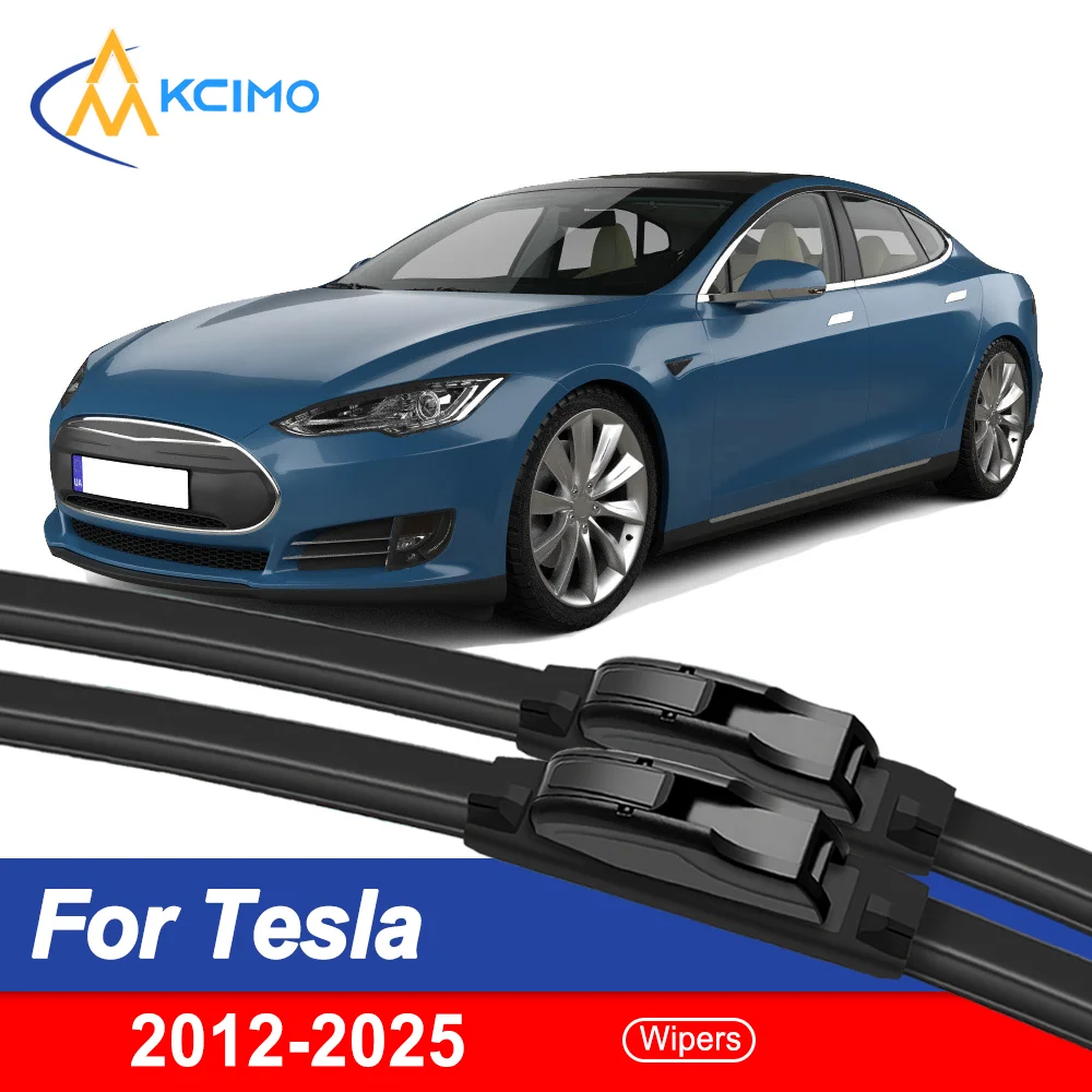 

Reliable 2-Pack Windshield Wiper Blades for Tesla Model S 2012-2025 All-Season Use Smudge-Free Clean Enhanced Driver Safety