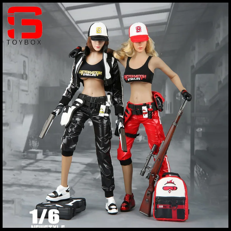 

Fire Girl Toys FG056 1/6 Scale Desperate Commando Suit Female Clothes Model Fit 12'' PH TBL Soldier Action Figure Body Dolls