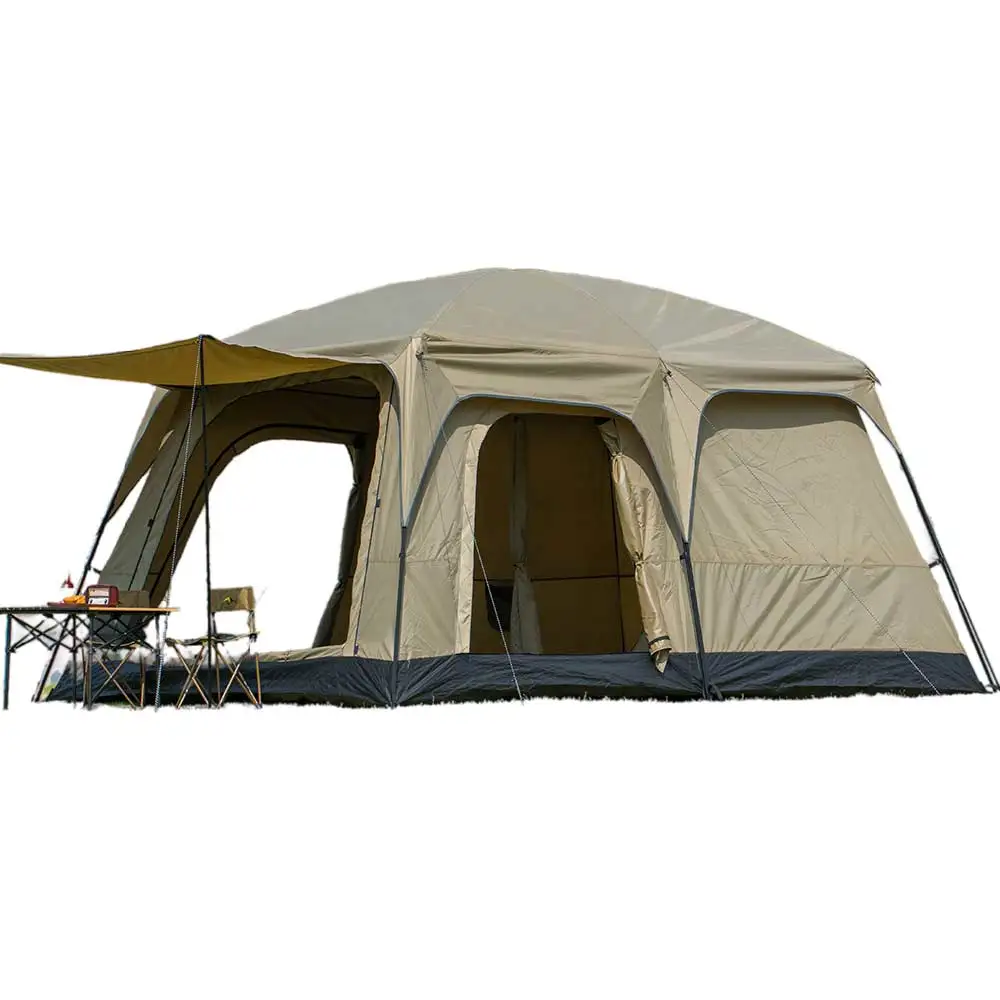 Hot Sale Family Camping Travel Camping Tent UV Protection 2/4/6/8 People Luxury Outdoor Tent Manufacturer