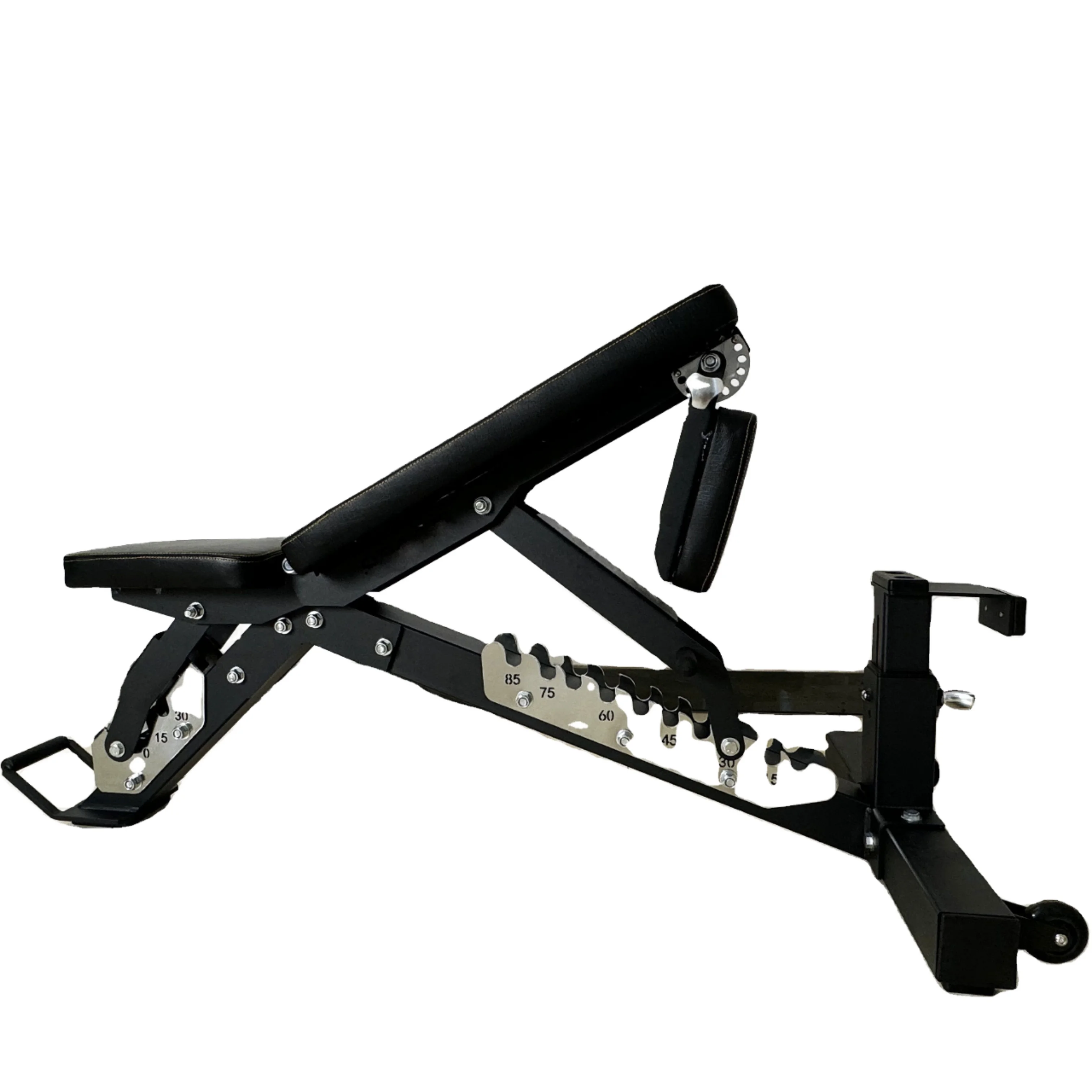Bench Press Adjustable Incline - Commerciële verstelbare fitnessbank met platte, hellende
