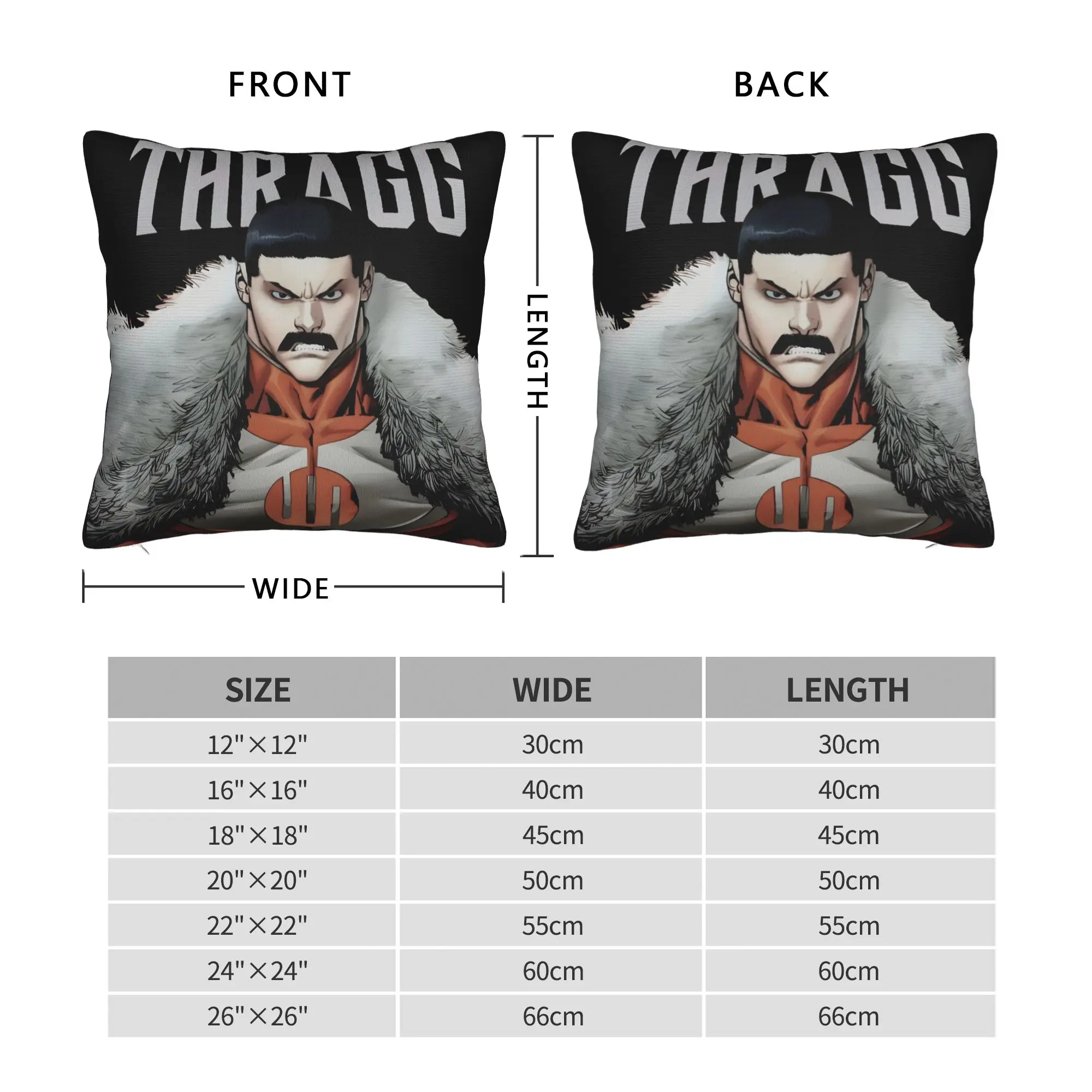 The Strongest In His Planet Invincible Pillow Case  Design Pillow Cover For Chair Sofa Home Decor Funny Cushion Cover