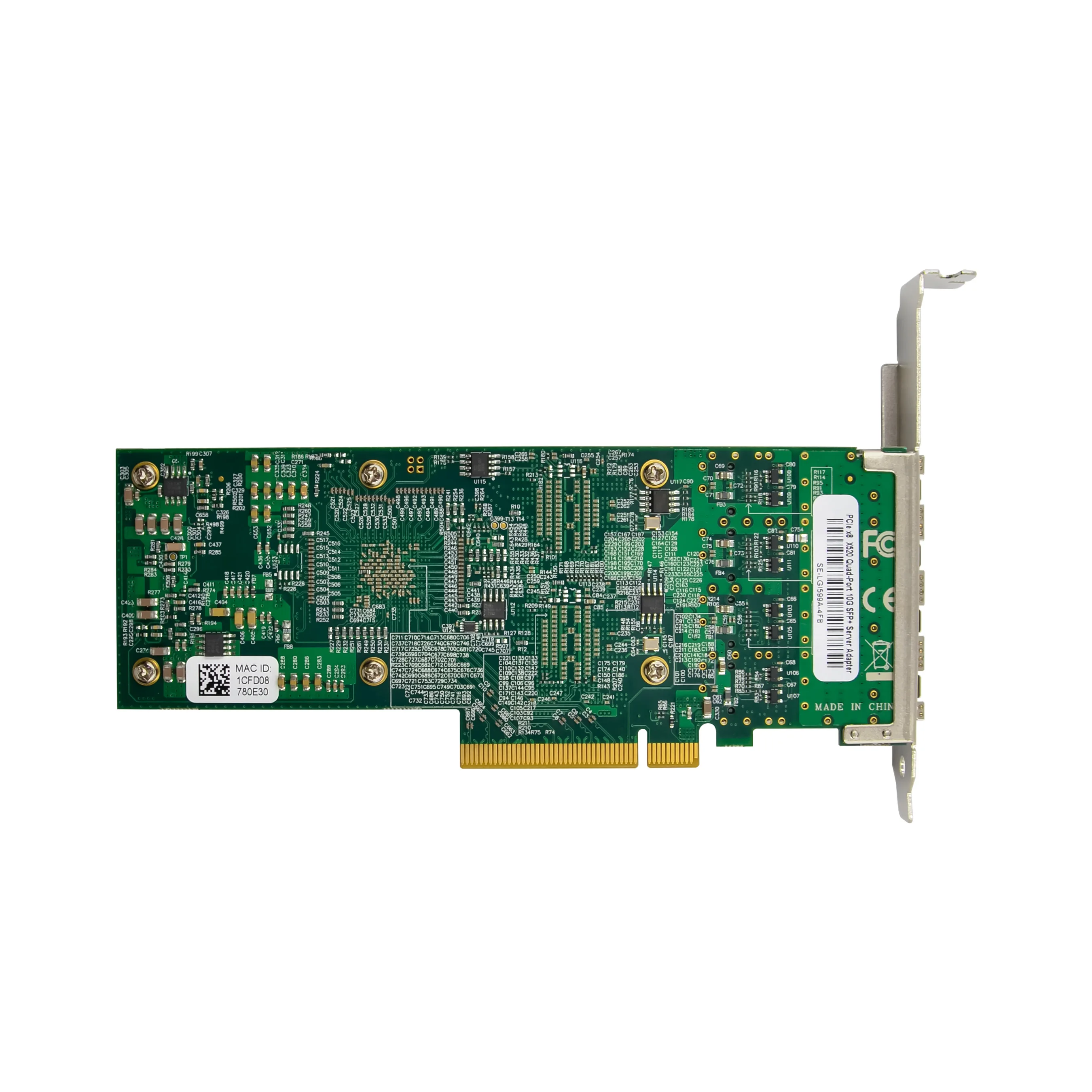 SUNWEIT ST7313 PCI Express X8 4-Port 10GbE SFP+ Converged NIC Chipset Intel JL82599ES + PEX8747 10Gbps Wired External Stock