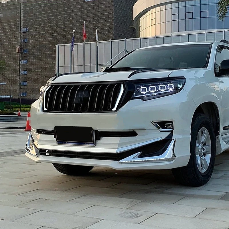 

Подходит для Toyota Prado 18-23 с подсветками, защита переднего и заднего бампера, модифицированные детали Prado