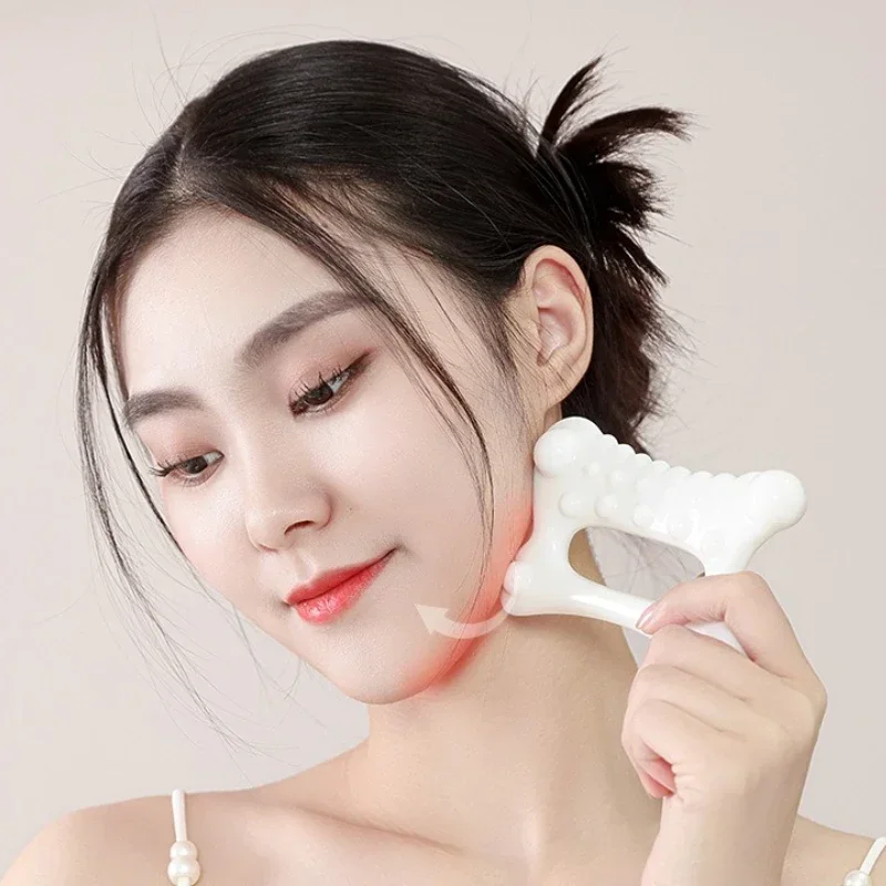 

1PC Facial Gua Sha Massage Board Resin Reduce Fat Static Free Portable Full Body Scraping Plate for Women Adults Pain Relief