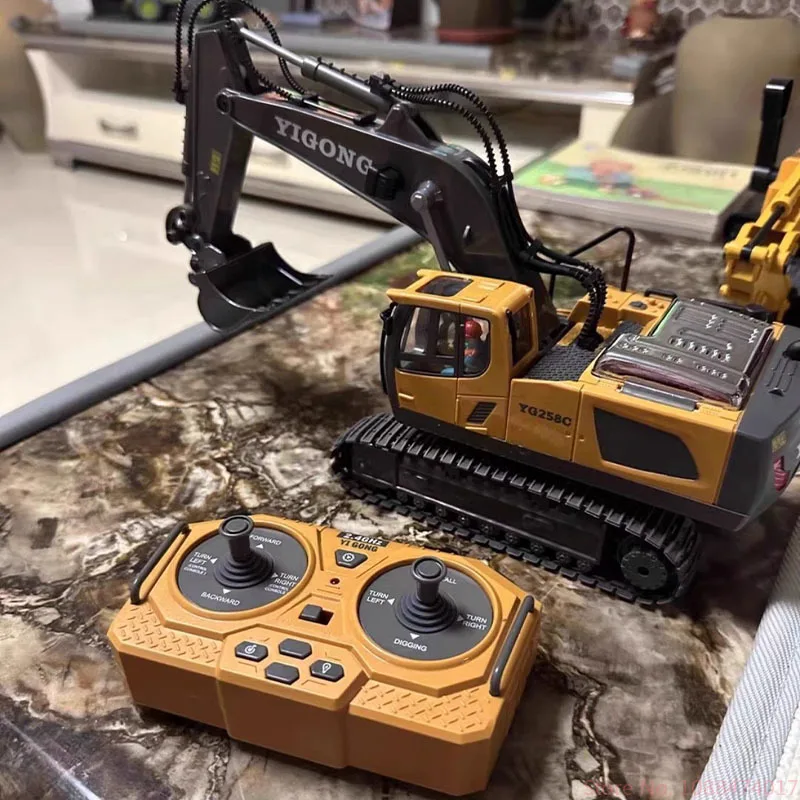 

New RC Excavator Remote Control Alloy Truck 2.4G RC Crawler Engineering Vehicle Truck Radio Control Dump Truck Children Gift Toy