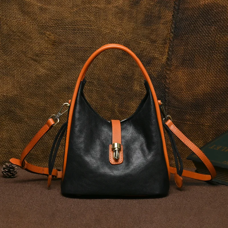 

Ladies Hand Bag Real Cowskin Leather Art Hand Painting Customize Totes Female Carteras Para Mujer De Moda Originales Chic