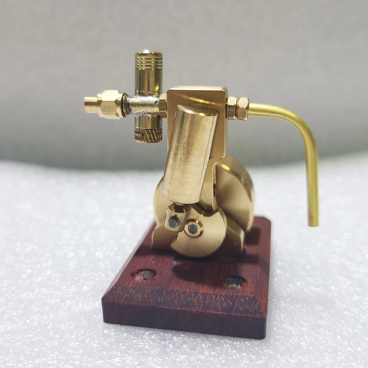 

KACIO Mini Single Cylinder Swing Steam Engine Model Small Brass Steam Engine Physics Science Experiment Model Toy