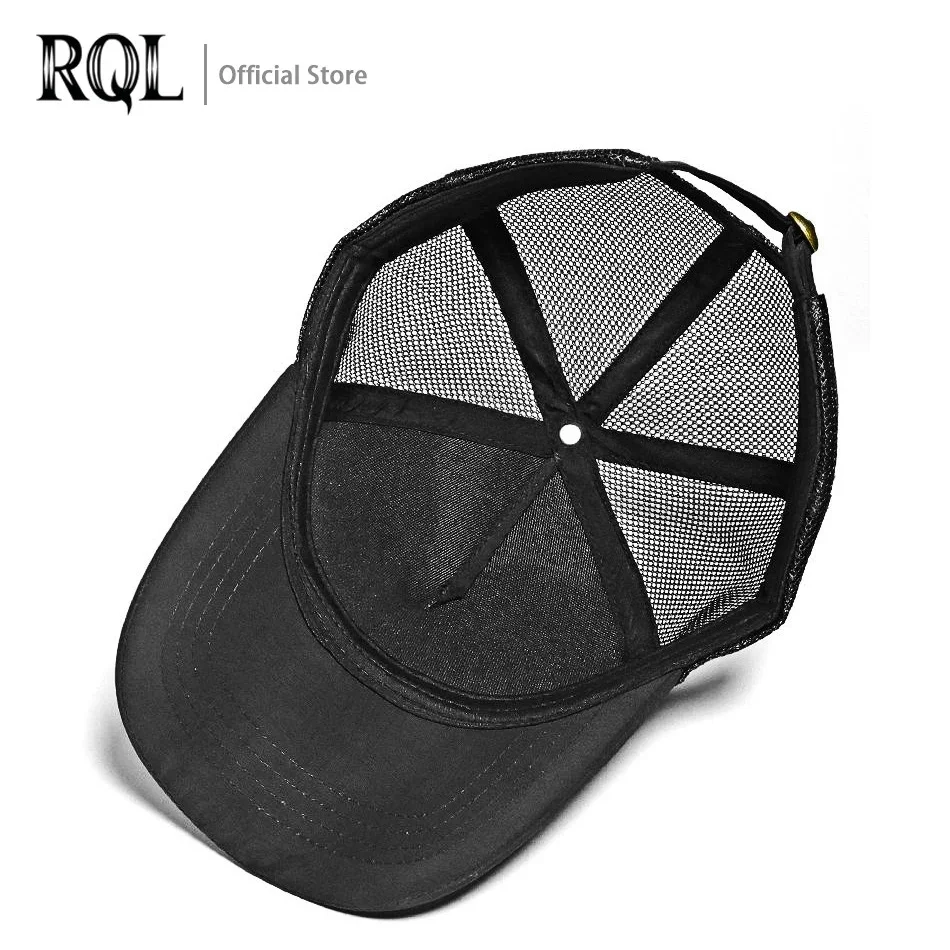 Baseball Cap Men Fishing Dad Hat Embroidery Logo Hip Hop Adjustable Trucker Big Size Summer Male 2021 Quality Cotton Mesh