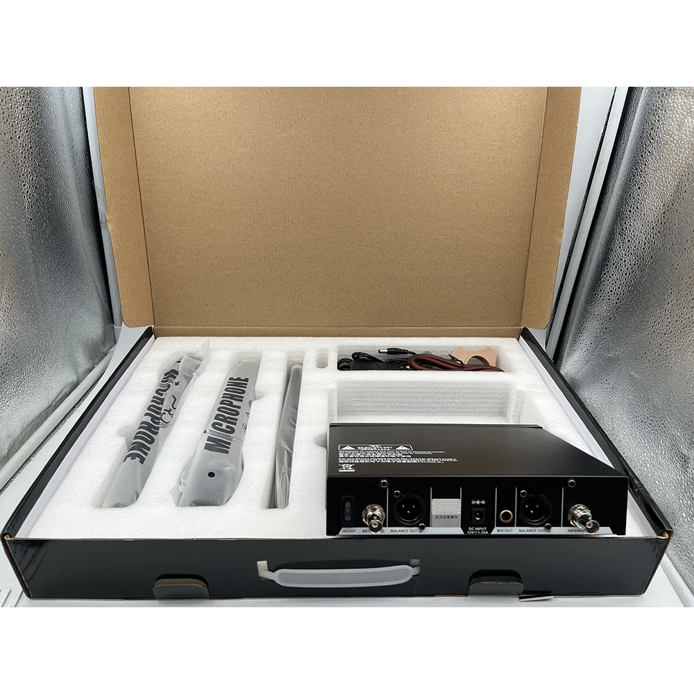 VM300 2-Channel UHF Wireless System Suitable For KTV DJ Stage Karaoke Singing - Image 4