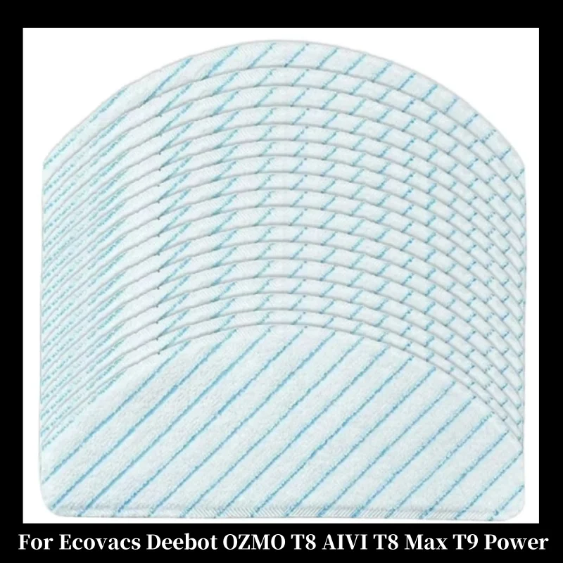 

Disposable Strong Rag Mop Cloths Pads for Ecovacs Deebot OZMO T8 AIVI T8 Max T9 Power/Max Vacuum Cleaner Parts