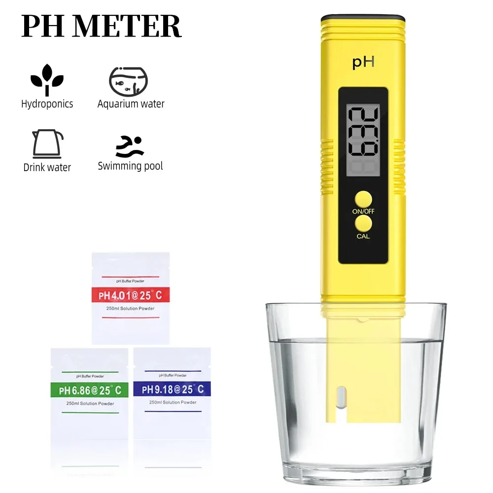 Digital PH Meter Automatic Calibration 0.01 and TDS Tester Titanium Probe Water Quality Test Monitor Aquarium Pool