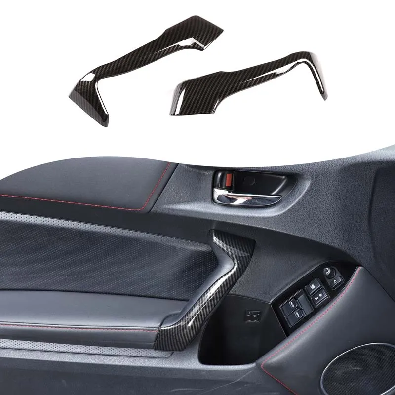 For Toyota 86/Subaru BRZ 2012-2020 ABS carbon fiber inner door handle protective cover interior patch car interior accessories