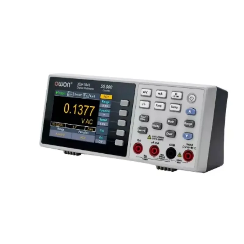 XDM1041 XDM1241 Bench Digital Multimeter 4 1/2 55000 Counts True RMS 3.5inch LCD USB DC AC Current Voltmeter Temperature 1