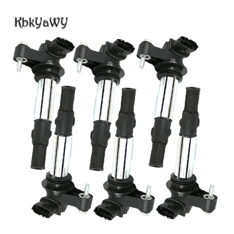 Kbkyawy 1/3/6PCS Ignition Coil For Buick Cadillac CTS Saiwei SRX Saab chevrolet Corsica Romina Malibu 12566569 12583514 12613057