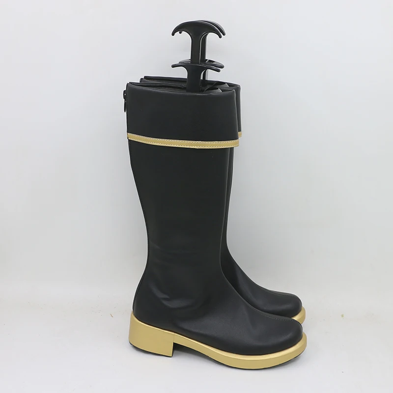 Black Clover William Vangeance Cosplay Stivali Scarpe Halloween Personalizza qualsiasi dimensione