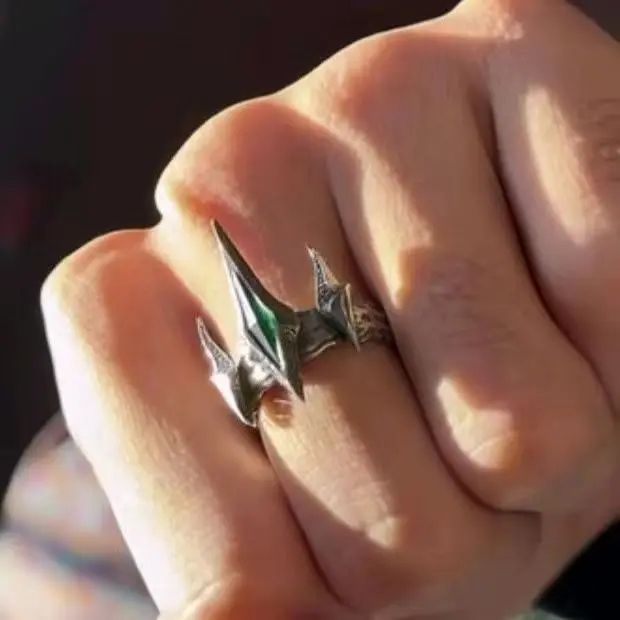 Nuevo Anillo Conmemorativo de Isurd, Accesorio Periférico de League of Legends, Anillo Ajustable del Rey Roto, Juguetes de Moda Y2K, Anime