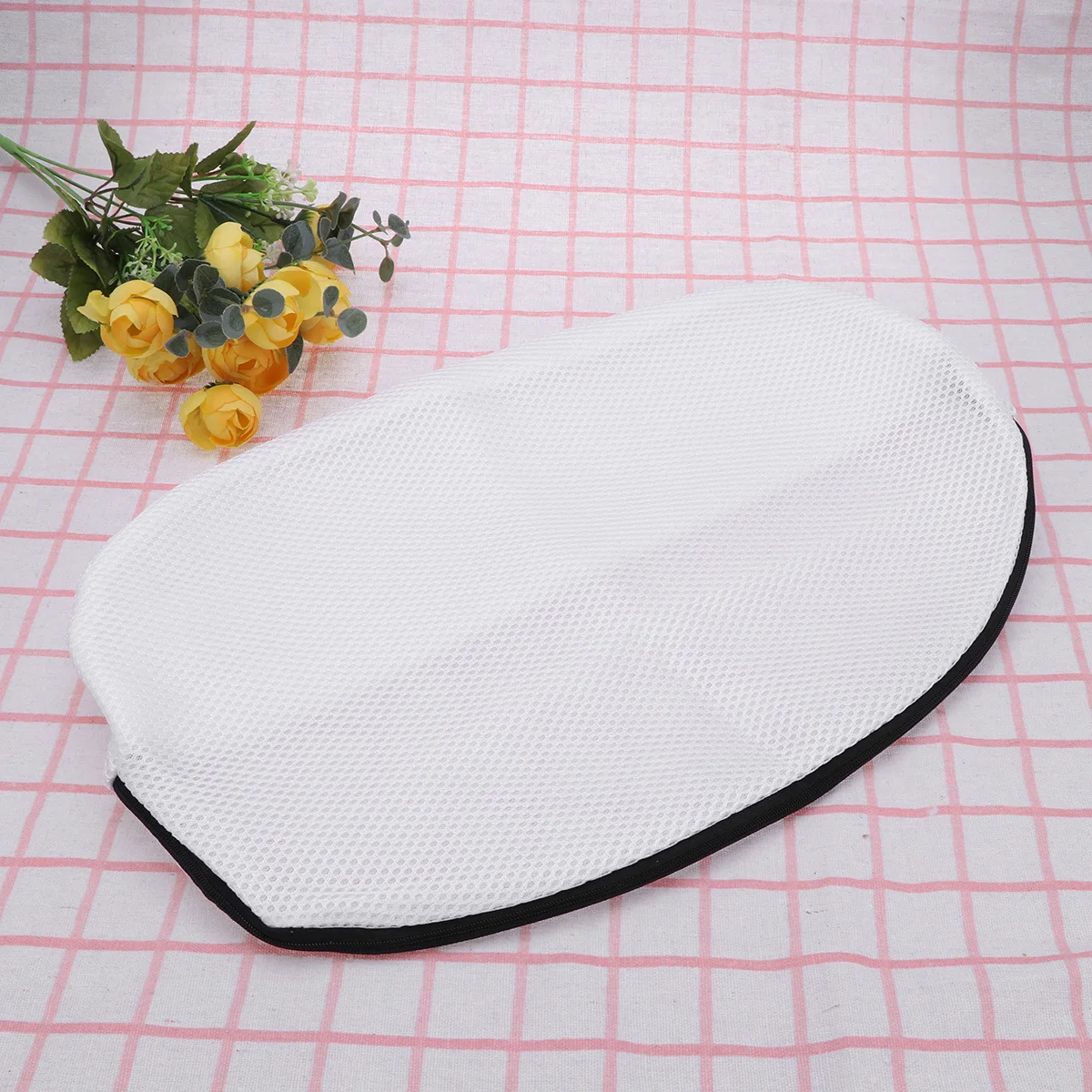 

2Pcs Laundry Bag Washing Shoes Bag Thickened Mesh Protector Zipper Design Ventilation Portable Laundry Mesh Bags