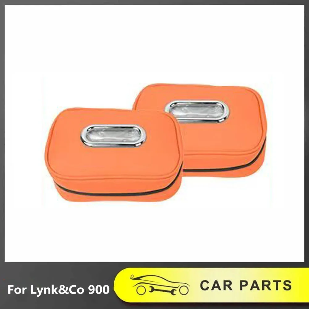 

Автомобильная коробка для салфеток, спинка сиденья, подвесная сумка для хранения, аксессуары для модификации салона автомобиля, подходит для Lynk & Co 900 2025 2026