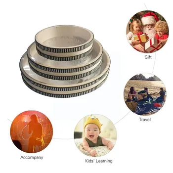 Holzfarbe Holz Remo Ocean Drum Orff Musikwerkzeug von Musical NatureTraditional Sound Instrument 6/8/10 S Folk Zoll E6E5