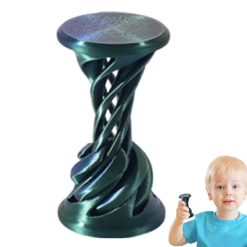 Impossible Spiral Desk Toys Passthrough Illusion Toy 3D Printed Stress Relief Toy Pass Through Fidget Toy For Desktop Decor