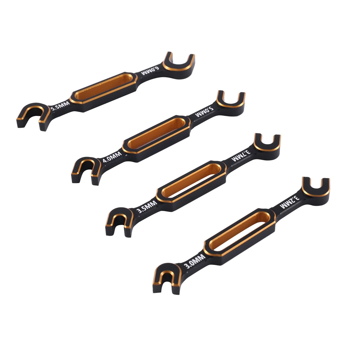 4 Stuks Sleutel 3/3.2/3.5/3.7/4/5/5.5/6Mm Turnbuckle Moer Kogeluiteinde Gezamenlijke Verwijderaar Voor Rc Auto Drone Boot, 1