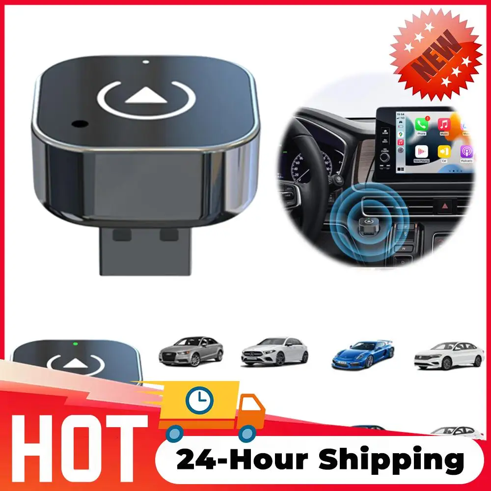 

Беспроводной адаптер 2-в-1 для CarPlay и Android Auto: Умный AI-бокс для интеллектуальных автомобильных систем, конвертер для Android Auto ﻿