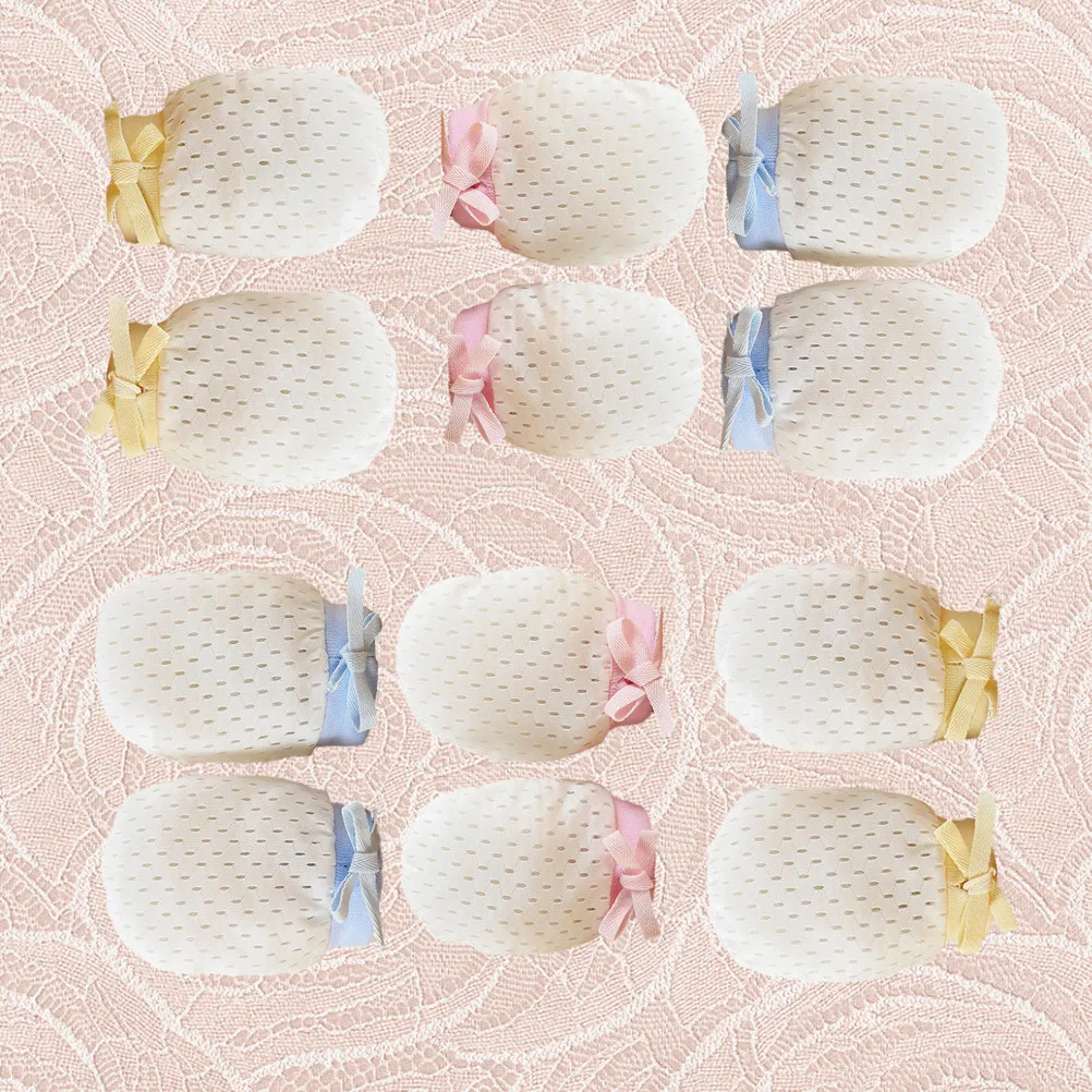 

6Pair Anti-Grasping Gloves Newborn Protection Breathable Soft Cotton Material Stretchy Comfortable Fit for 0-12