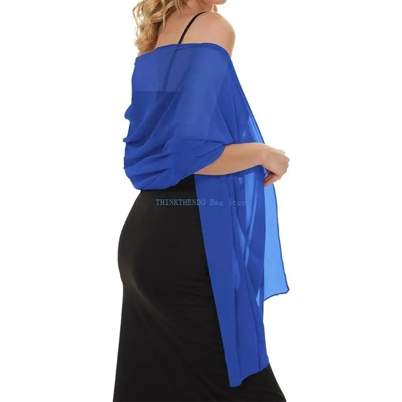 340D Adjustable Cover Ups Scarf Wrap Lightweight Fabric For Sensitive Skin Care