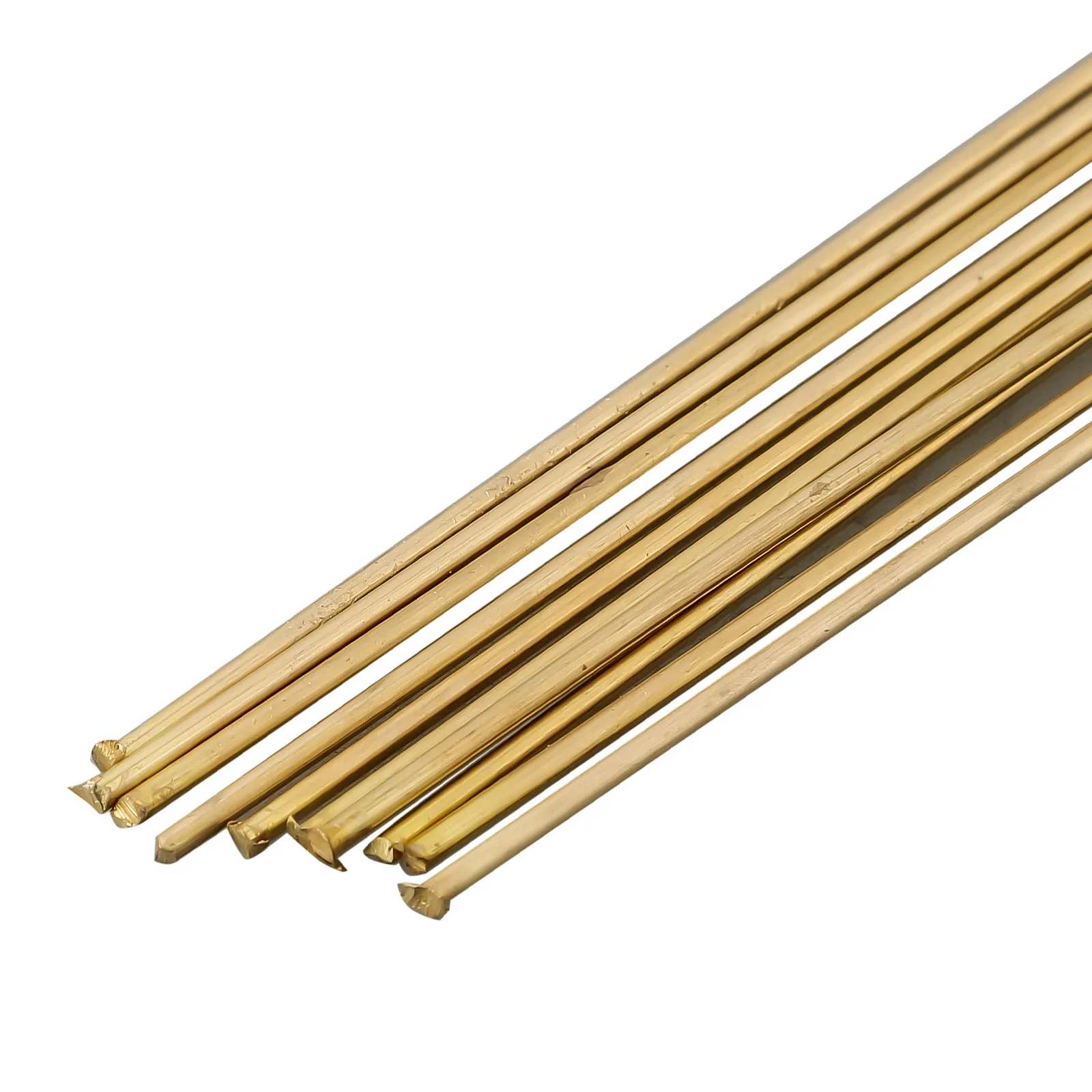 10 Stück Messing-Schweißstäbe 1,6 x 250 mm für Kupfer-Eisen-Löt- und Reparaturarbeiten, Schweißgeräte und Zubehör – Detail 7